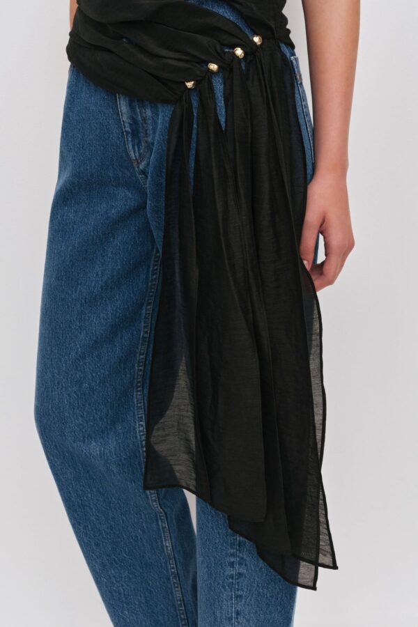 Capture One Shoulder Top Black - Image 2