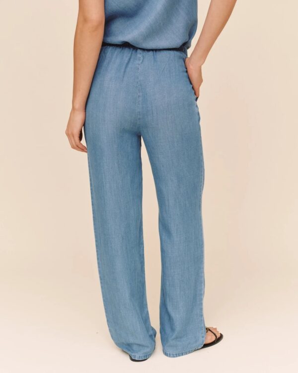 Wide Leg Drawstring Trouser Indigo Harbor - Image 3