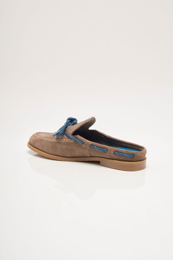 Seas The Day Mule Taupe Suede Multi - Image 2