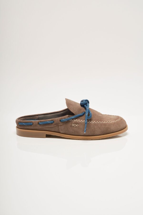 Seas The Day Mule Taupe Suede Multi - Image 3