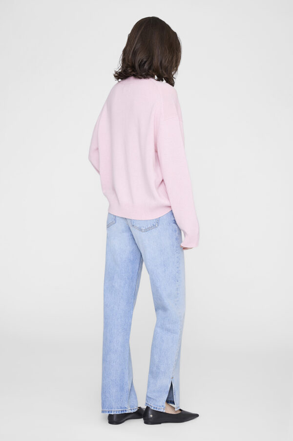 Lee Crew Sweater - Powder Pink Pink - Image 2