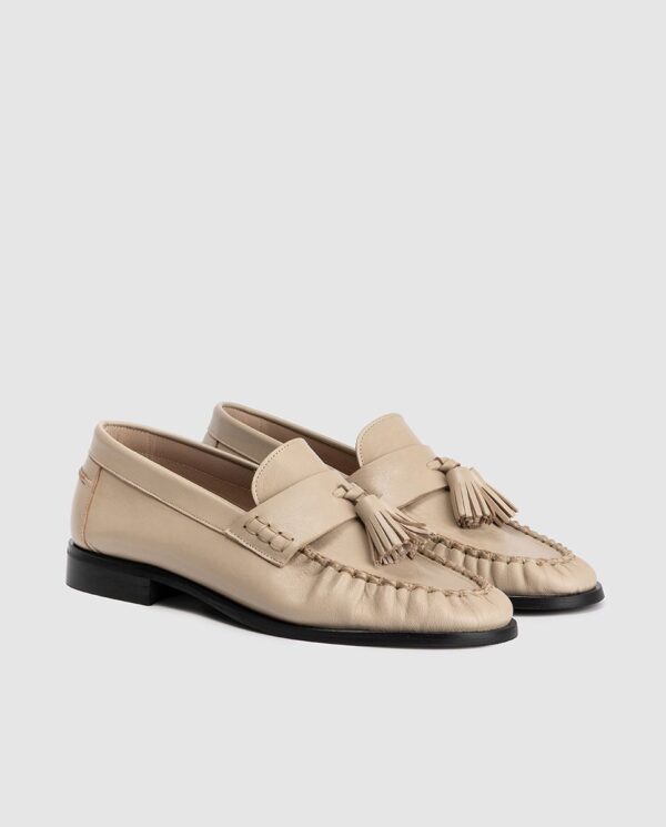 Flat Moccasin Taupe - Image 2