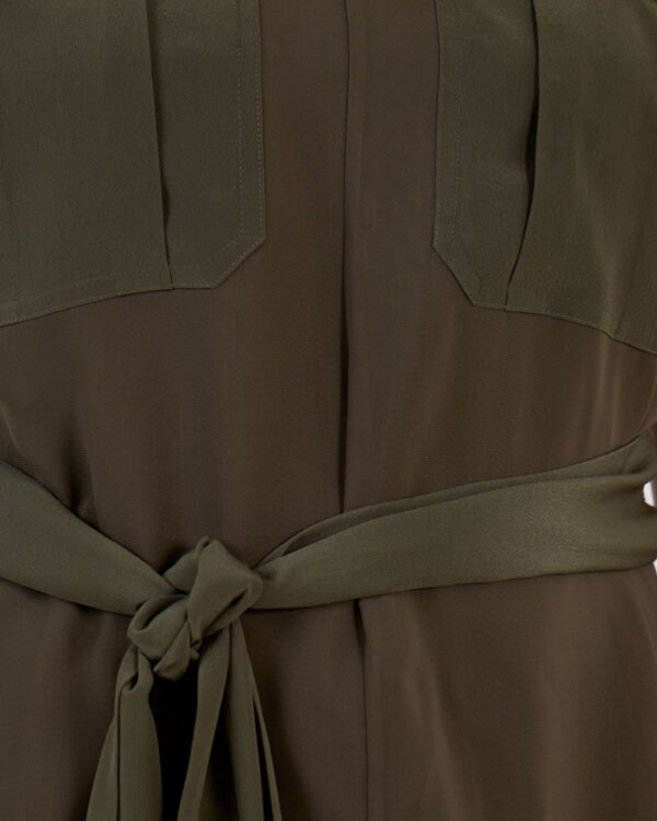 Kniza-Tank-Crepe De sole Palm Leaf