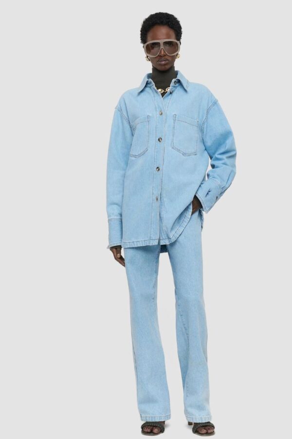 Chams-Pant-Washed Denim Ice Blue - Image 5