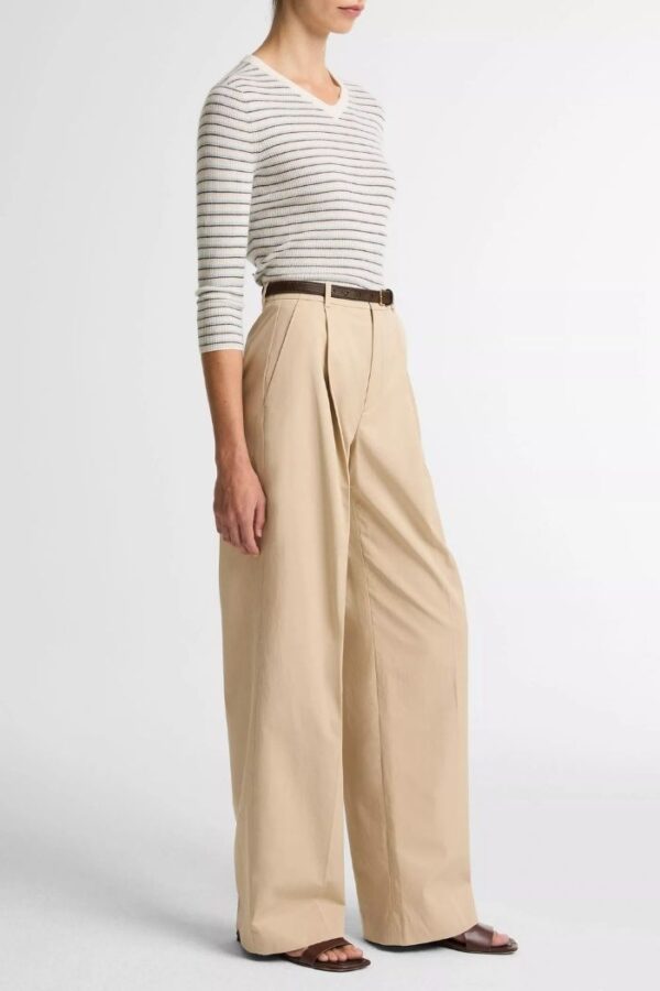 Camille Mid Rise Wide Leg Trouser Wheatstone - Image 2
