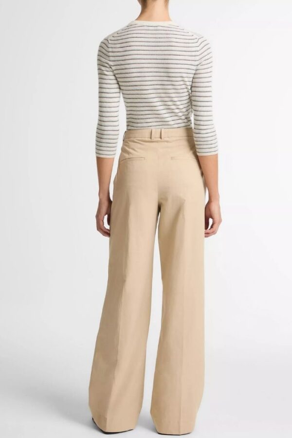 Camille Mid Rise Wide Leg Trouser Wheatstone - Image 3