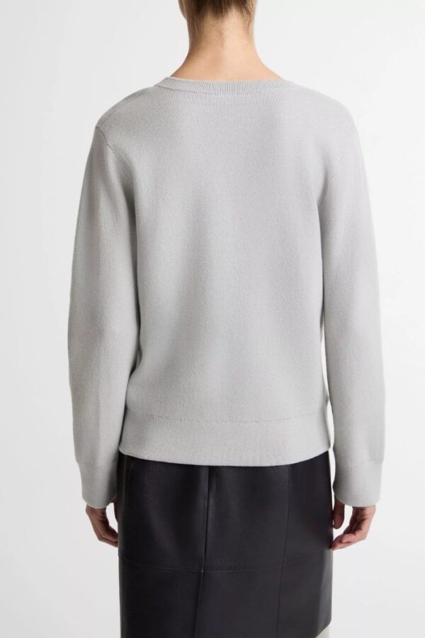 Double Face V-Neck Pale Tide - Image 2
