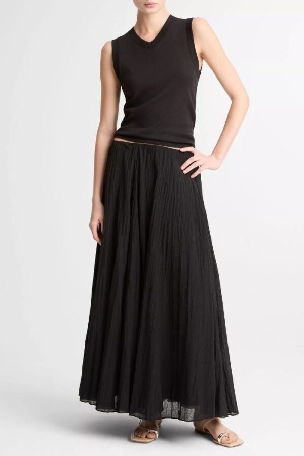 High V Shell Top  Black - Image 2