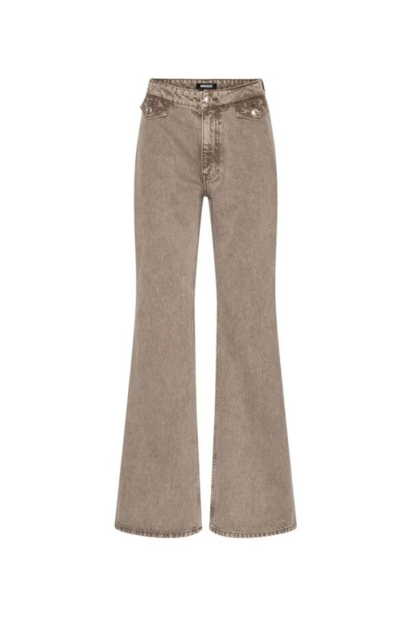 Flared Highwaisted Jeans Driftwood - Image 3