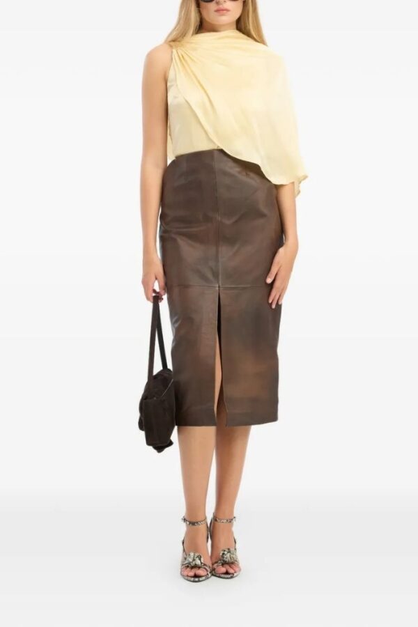 Chiffon Cape Top Italian Straw