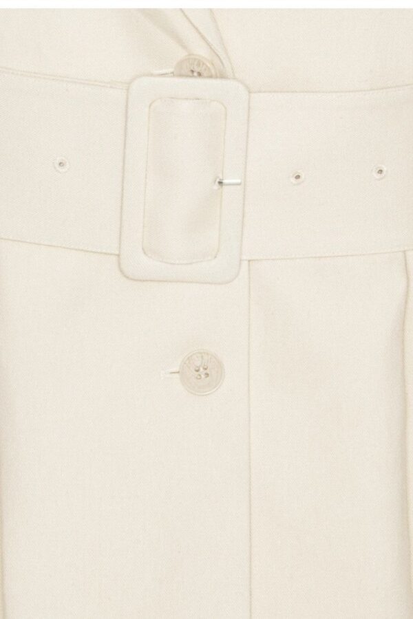 Linen Suiting Blazer Pumice Stone - Image 3