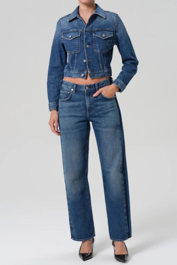 Lindz l/r Easy Straight W/tuxedo Stripe  Liro