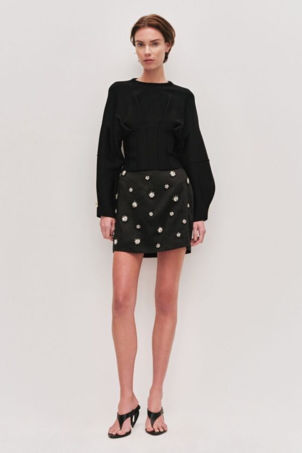 Demi Crystal Mini Skirt