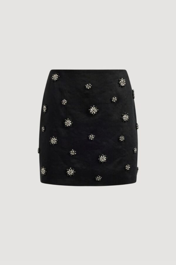 Demi Crystal Mini Skirt - Image 4