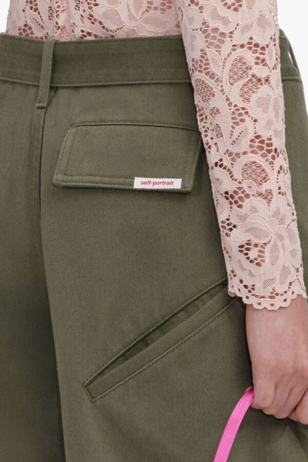 Khaki Cargo Jeans - Image 4