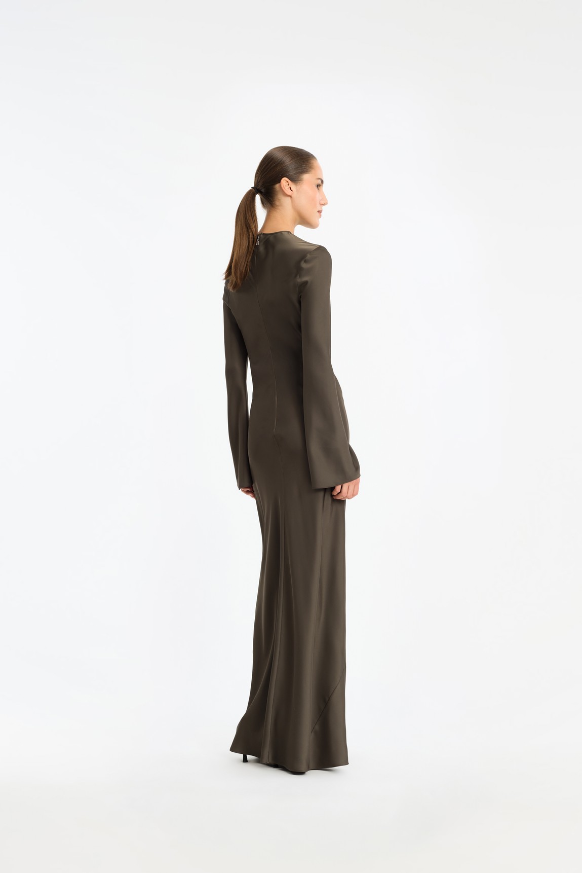 Satin Maxi Dress - Image 2