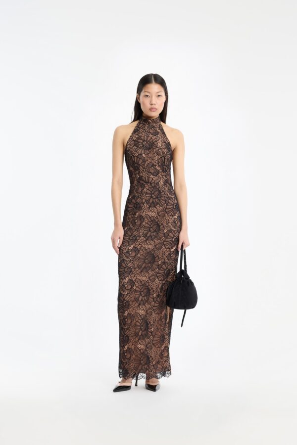 Lace Halterneck Dress