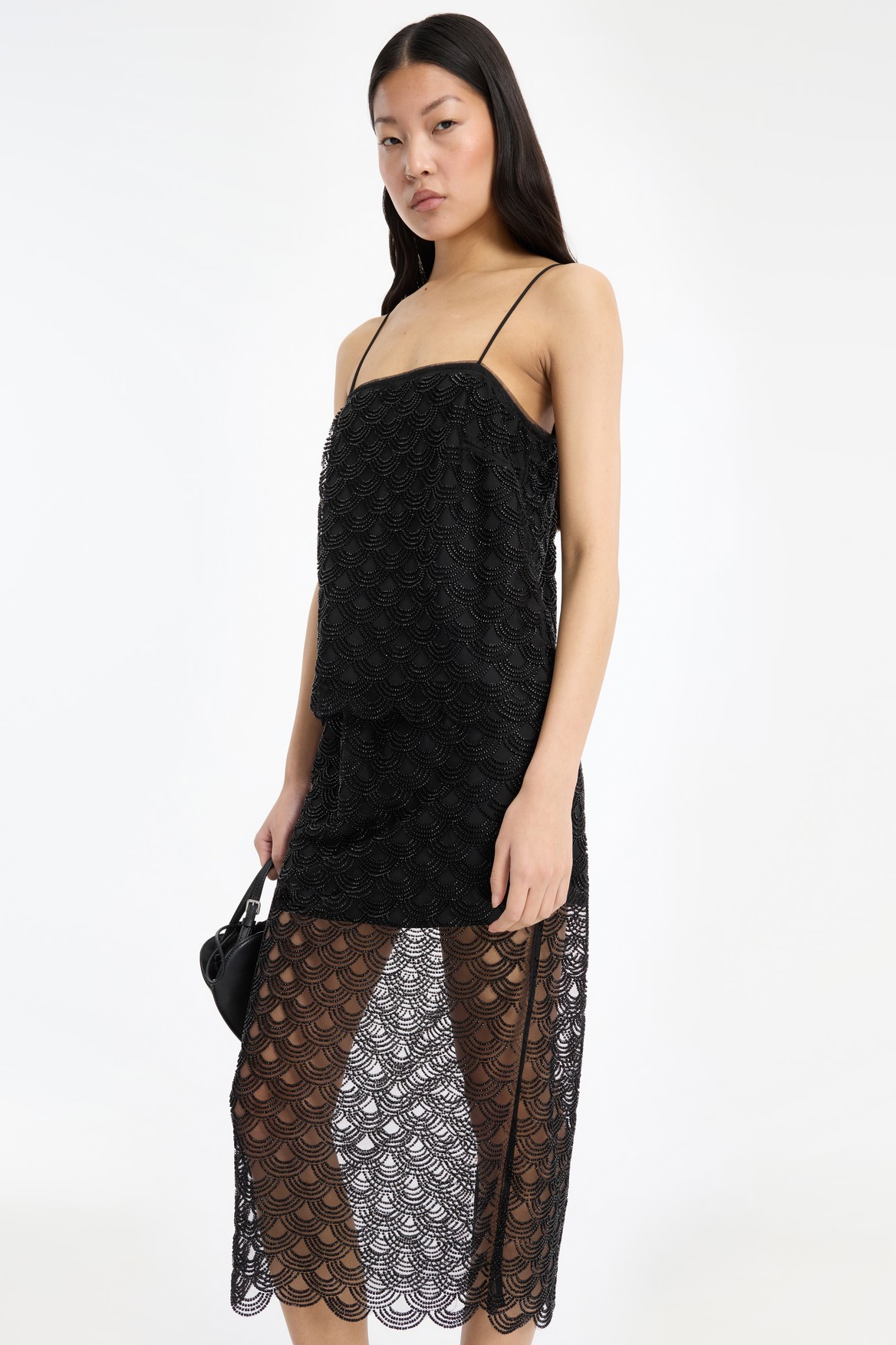 Sequins Midi Pencil Skirt - Image 2