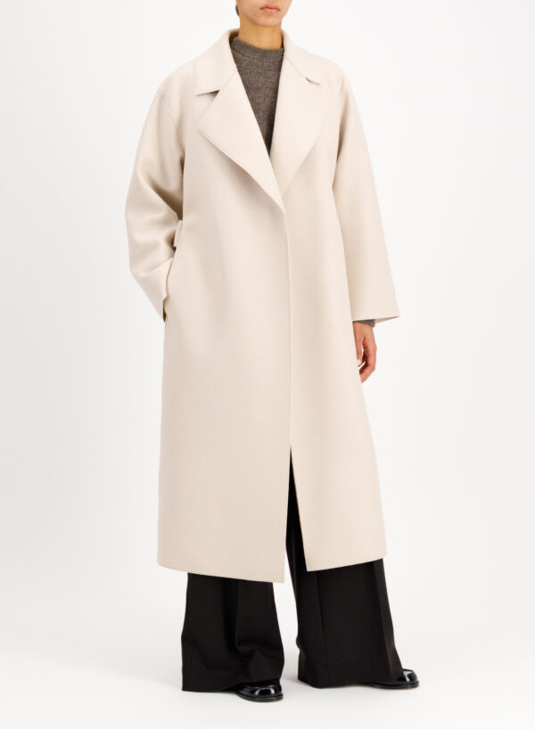 Women Belted Clutch Coat - Image 2