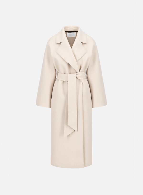 Women Belted Clutch Coat - Image 5