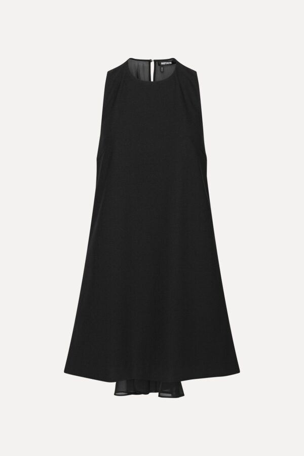 Crepe Mini A-Line Dress