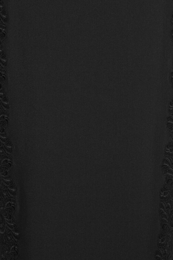 Lace Inserted Pencil Skirt - Image 3