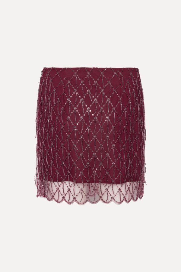 Sequins Mini Skirt - Image 2