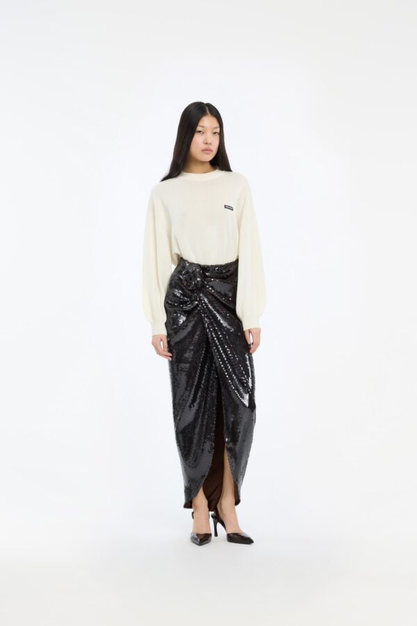 Sequins Knot Skirt