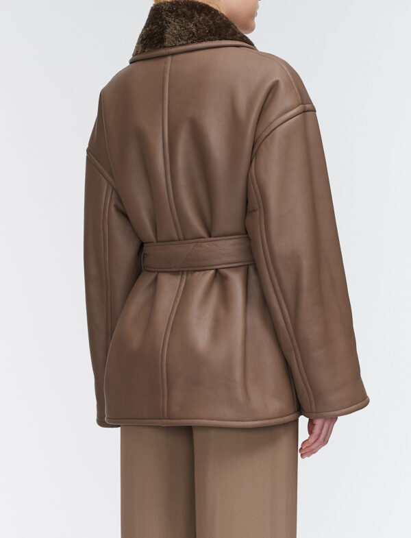 Manu Coat Textured Shearling - Image 2