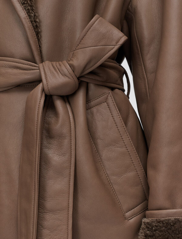 Manu Coat Textured Shearling - Image 3