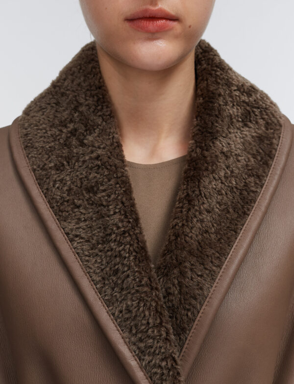 Manu Coat Textured Shearling - Image 4