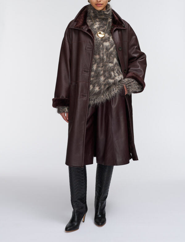 Ari Coat Natural Shearling - Image 4