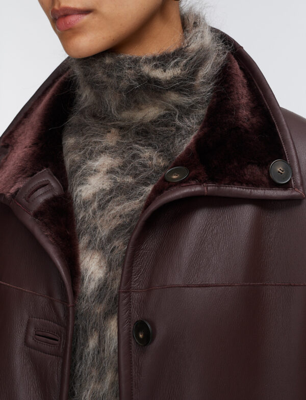 Ari Coat Natural Shearling - Image 5