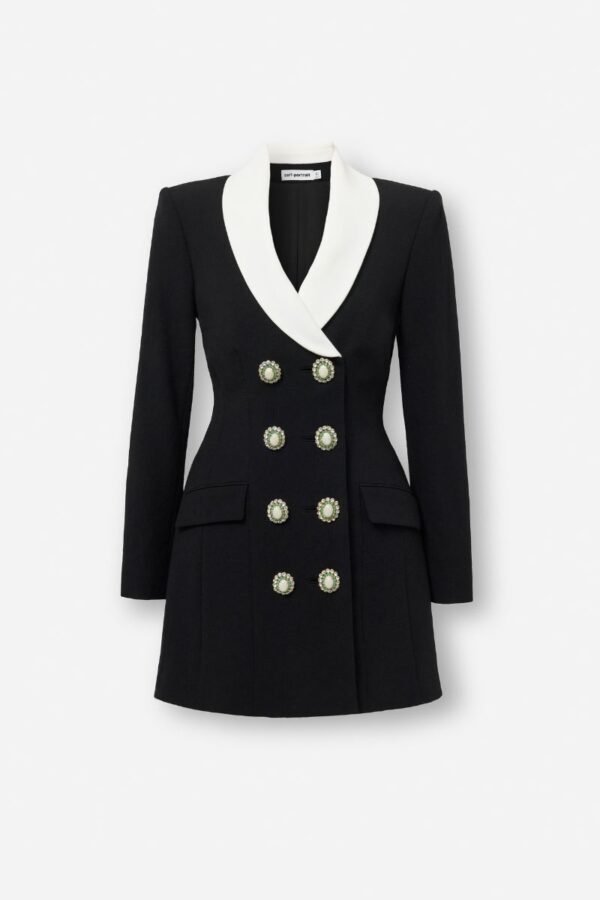 Black Tailored Blazer Mini Dress