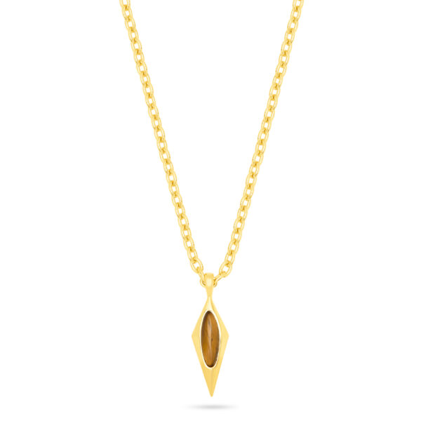 Oval Kite Pendant Necklace