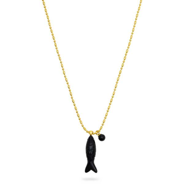 Happy Fish Pendant Necklace
