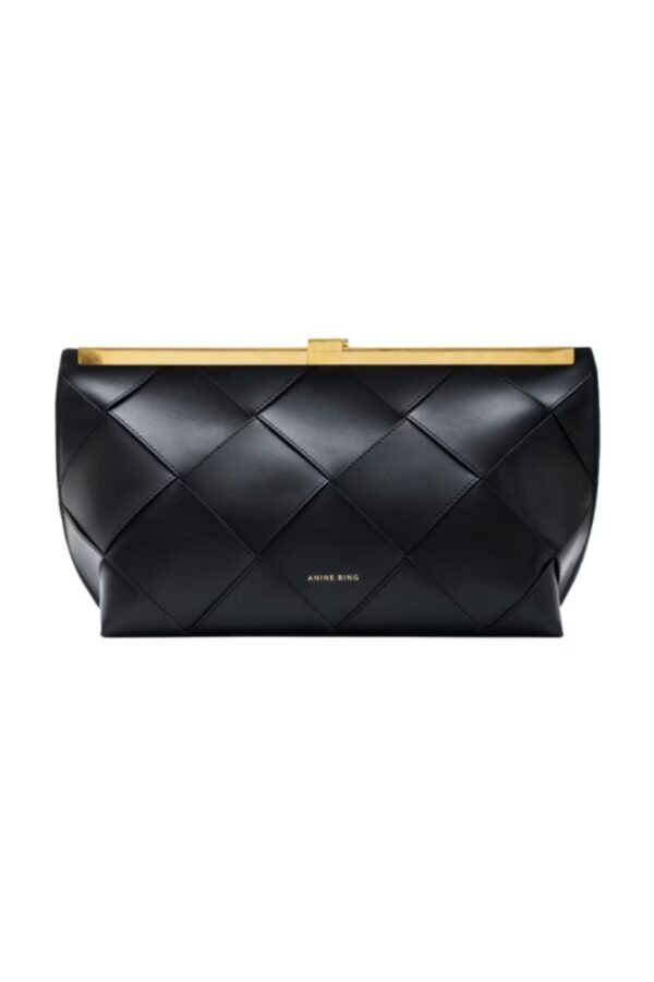 Anine Clutch Braided Leather